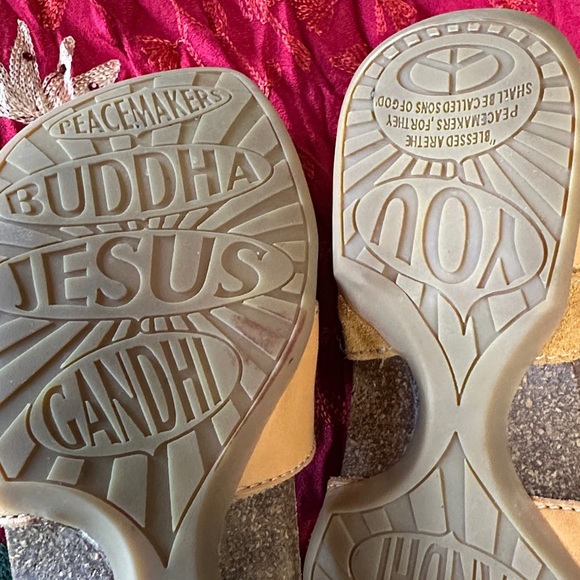 John Fluevog Sarika Yellow Closed-Toe Sandals - Picture 7 of 8